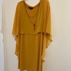 Glamour  Mustard Yellow Dress